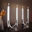 Kerzenhalter Bow, Set für 4 Kerzen