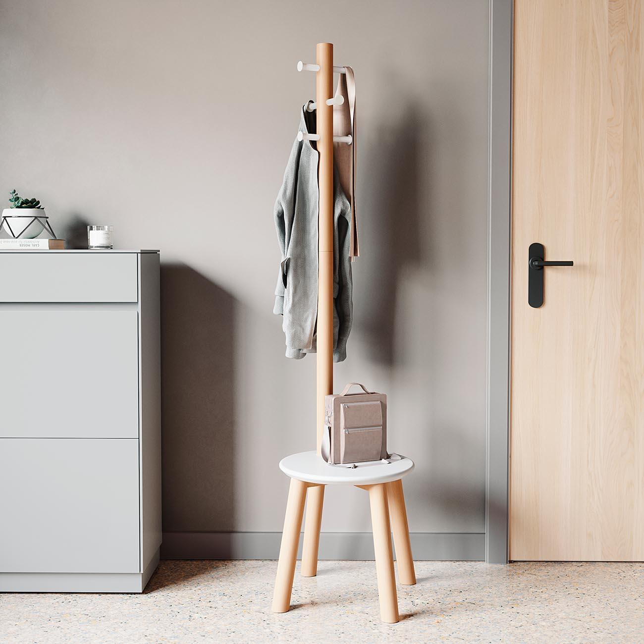 Garderobe mit Hocker | 3 Jahre Garantie | Pro-Idee