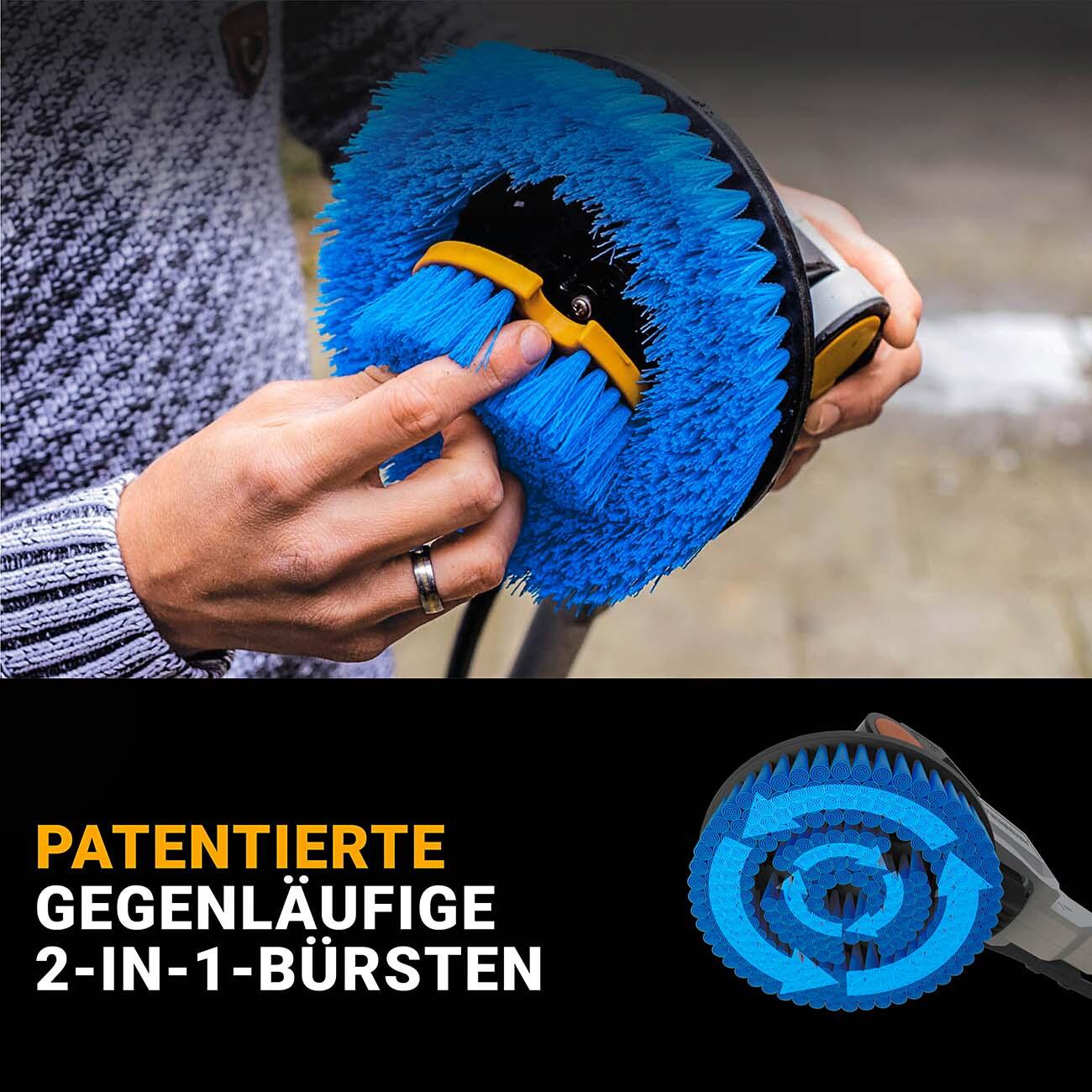 Twin Brush® ElektroSchrubber mit 3 Jahren Garantie