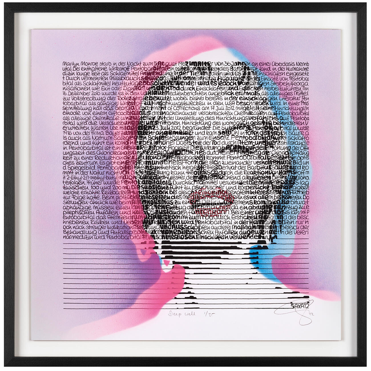 SAXA Sleep Well kaufen ProIdee Kunstformat