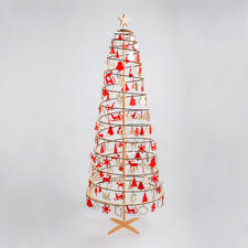 Spira, Weihnachtsbaum Slim, Spiralbaum, Holz, 190 x 72 cm