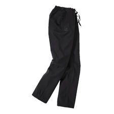 Damen, Hose Damen-Hardshell-Hose in Schwarz mit Kordelzug.
