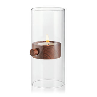 Lift Teelichthalter XL Überwindet scheinbar die Schwerkraft: das Windlicht mit schwebendem Kerzenschein.