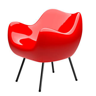 RM58 Retro-Sessel Urtyp eines einst revolutionär modernen Möbelstils.