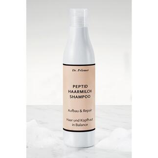 Haarmilch Aufbau- und Repair-Shampoo, 250 ml Für schönes, gepflegtes Haar und gesunde Kopfhaut: natürliche Milch-Peptide in 10-facher Konzentration.