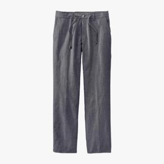 Graue Herren-Hose mit Tunnelzug und legerem Schnitt.