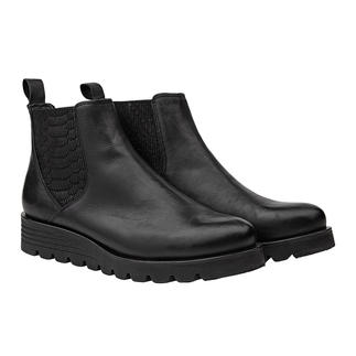 Schwarze Apple of Eden Chelsea-Boots, Frontansicht