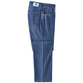 Die Jeans mit T400®: Kein Ausbeulen. Viel weniger Sitzfalten. Und über Nacht trocken. Sieht immer gepflegt aus - 24 Stunden am Tag.