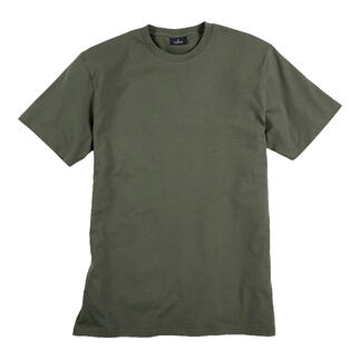Verschiedene Farben von Das 155 g-Ragman T-Shirt auf einem Tisch.