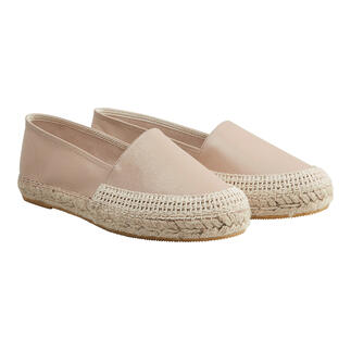 Beige Leder-Espadrilles von Macarena, Größe 36.
