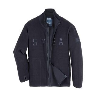 Svea Fleece-Blouson, offen präsentiert