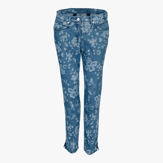 Vorderansicht der RAPHAELA BY BRAX Zauber-Jeans Flowers.