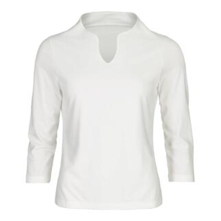 Baumwoll/Modal-Blazer-Shirt Aus zarter Baumwoll/Modal-Mischung, mit dezentem Ausschnitt und raffinierter Kragenform.
