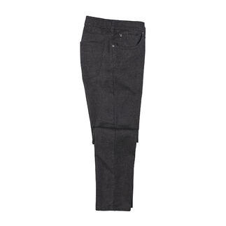 Graue gardeur Smart-Casual-Hose von der Seite.
