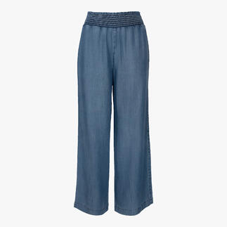 Vorderansicht der Bella Dahl Wide-leg-Jeans mit weitem Bein