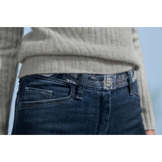Unsichtbarer Gürtel isABelt® getragen mit Jeans