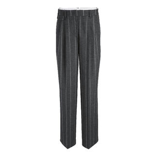 Anthrazitfarbene Nadelstreifenhose