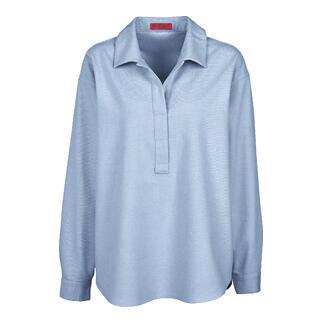 Blaue Winter-Jeans-Tunikabluse