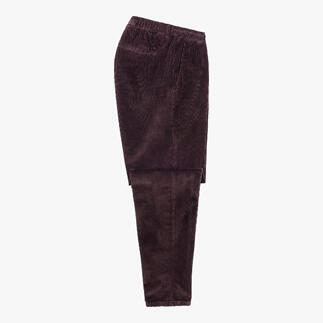 Brax Hyperlight-Cordhose in dunklem Braun mit elastischem Bund