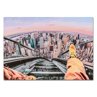 Robert Jahns – Rollercoaster above New York Robert Jahns: Einer der populärsten Instagram-Stars.
40.000 Likes über Nacht. Rollercoaster above New York –  jetzt als Leinwand-Edition exklusiv bei Pro-Idee. Masse: 100 x 70 cm