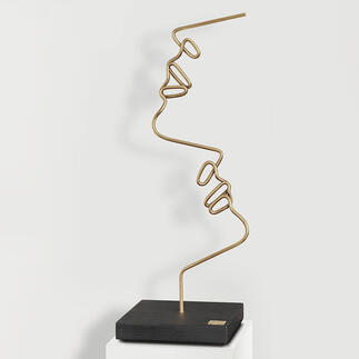 Andrés Ribón Troconis – Together Andrés Ribón Troconis: Der Geheimtipp aus Südamerika.Seine unverkennbaren Skulpturen erstmals als Unikatserie. Aus einem Guss erschaffen. Masse: ca. 59 x 20 x 4 cm