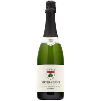 Flasche Silvaner Sekt brut nature mit klassischem Etikett