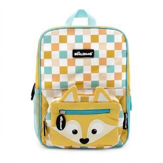 Bunter 2-in-1 Kinderrucksack mit Bauchtasche, tierisch designt.