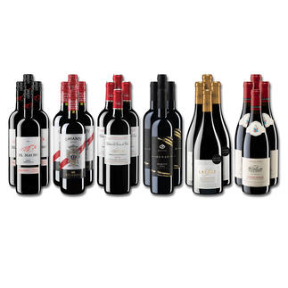 Weinsammlung - Die kleine Rotwein-Sammlung Frühjahr/Sommer 2023, 24 Flaschen Wenn Sie einen kleinen, gut gewählten Weinvorrat anlegen möchten, ist dies jetzt besonders leicht.