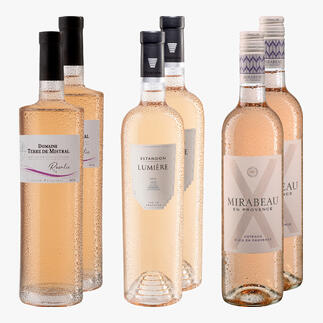 Rosé-Set Die beliebtesten Provence Rosés aus dem Pro-Idee Weinkeller im Set.