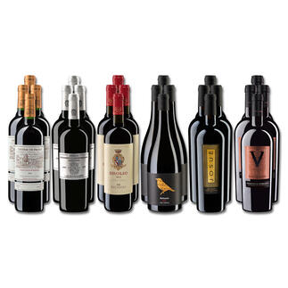 Weinsammlung - Die kleine Rotwein-Sammlung für anspruchsvolle Geniesser Hochsommer 2023, 24 Flaschen Wenn Sie einen kleinen, gut gewählten Weinvorrat anlegen möchten, ist dies jetzt besonders leicht.