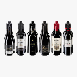 Weinsammlung - Die kleine Rotwein-Sammlung für anspruchsvolle Geniesser Sommer 2024, 24 Flaschen Wenn Sie einen kleinen, gut gewählten Weinvorrat anlegen möchten, ist dies jetzt besonders leicht.