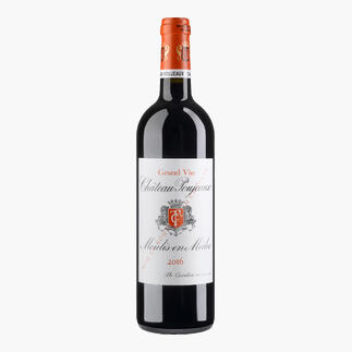Chateau Poujeaux Rotwein, 2016 Jahrgang in klassischer Flasche.