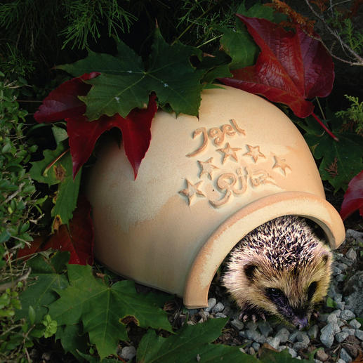 Denk IgelRitz, GanzjahresQuartier für Igel aus CeraNatur
