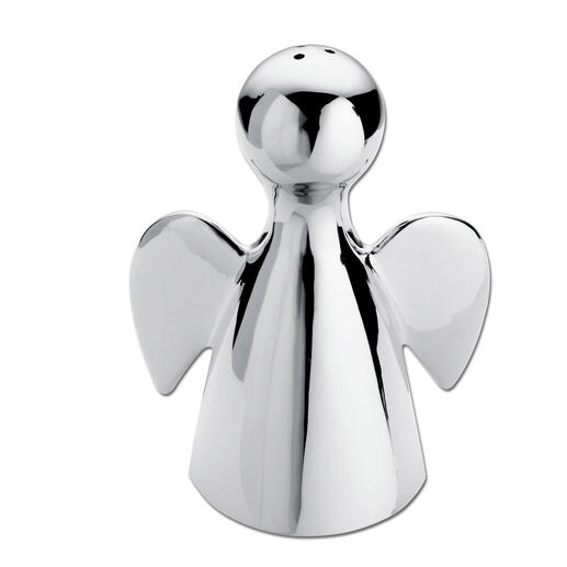 Salière « Angelo » ou Poivrière « Diabolo » Amusant, élégant, épicé. Pimentez vos repas, avec une prise d’humour. Par Philippi.