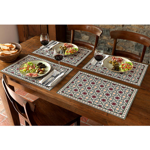 Maurische Tischsets, 6er-Set Der neue Wohntrend. Jetzt auch für Ihren schön gedeckten Tisch. Für drinnen und draussen.