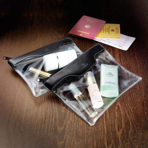 Handgepäck-Kosmetiktasche, 2er-Set Ideal als Handgepäck, für Kosmetik, Pflegeartikel, …