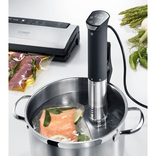 Caso Sous-Vide-Stick SV 1200 Smart Der Testsieger unter den Sous-Vide-Sticks: Top-Funktion. Top-Genauigkeit. Top-Sicherheit.