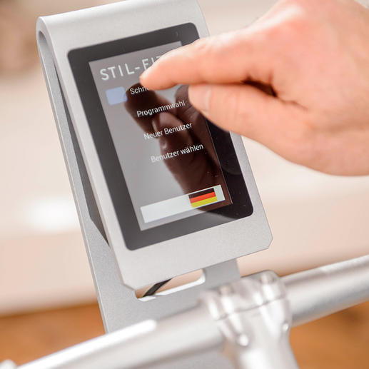 Die Touchscreen-Konsole ist leicht und intuitiv zu bedienen. Die Touchscreen-Konsole ist leicht und intuitiv zu bedienen.