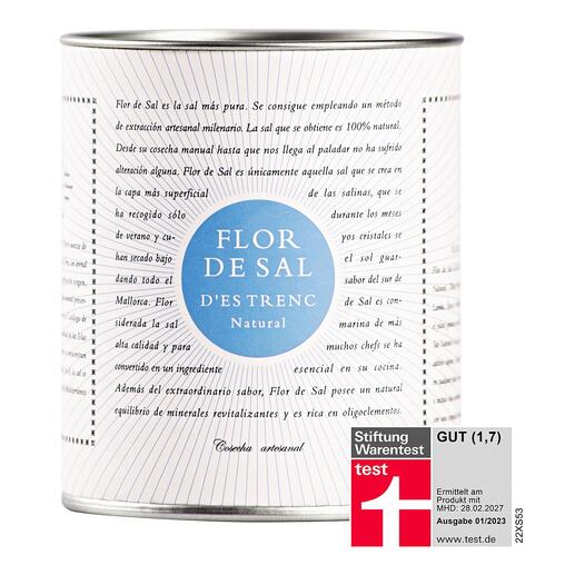 Natural, 180 g Dose Flor de Sal d’Es Trenc, natürliche Variante, 180g.