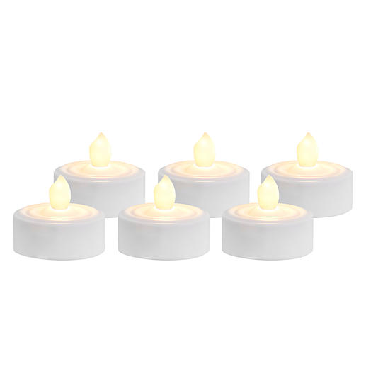 LED-Teelichter mit Timer, 6er-Set LED-Teelichter mit Timer, 6er-Set