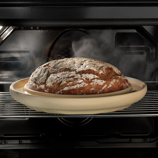 CeraFlam® Backplatte Bread & Cake Ihr selbstgebackenes Brot: rundum gleichmässig gebräunt, mit köstlich knuspriger Kruste.