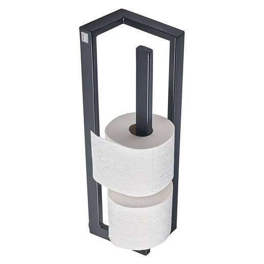 Utilisable également dans la salle de bain : idéal en tant que porte-papier toilette pour jusqu’à 4 rouleaux de réserve.