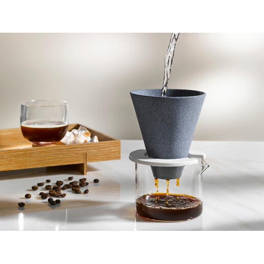 Cerapotta Keramik-Kaffeefilter Weltneuheit: der Kaffeefilter aus feinporiger Spezialkeramik. Für unverfälschten Geschmack. Made in Japan.