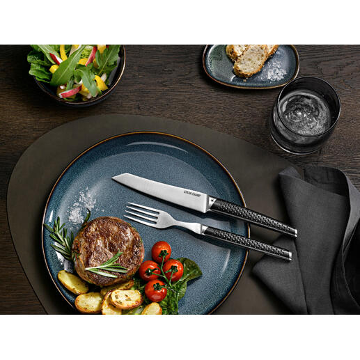 Couverts à steak Prime Rib, lot de 2 pièces Design élégant, coupe précise : les couverts à steak de qualité gastronomique professionnelle. A un très bon prix.