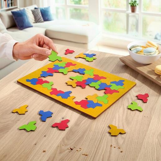 EinStein Puzzle wird gelegt