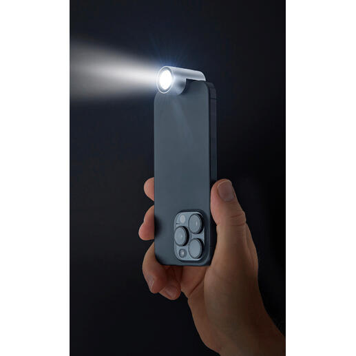 Lampe de poche pour smartphone La lampe pratique à enficher pour les smartphones et autres. Pour jusquʼà 30 mètres de portée.