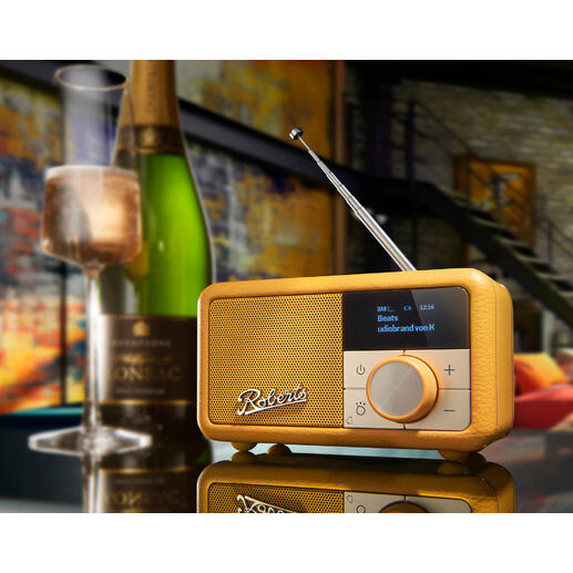 Radio Revival Petite 2 Roberts Radio numérique et FM et streaming Bluetooth – avec le design rétro de Roberts.