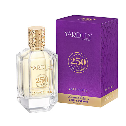 Der Jubiläums-Duft von Yardley/London. Vom Meister-Parfumeur mit 250 Jahren Know-how. Limited Edition für Damen. 