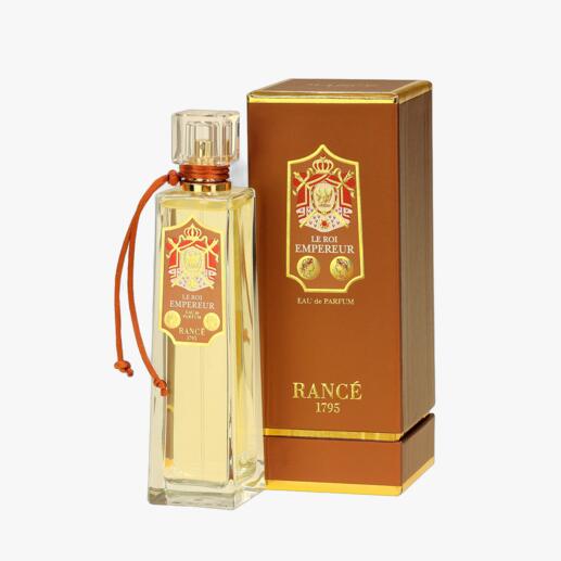 Eau de parfum Le Roi Empereur de Rancé, 50 ml Le parfum du couronnement de Napoléon : un parfum rare, riche en histoire.