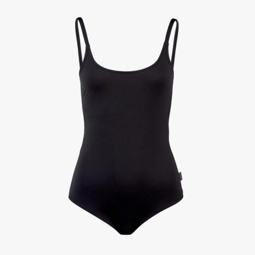 Maillot de bain Perfect Black Puriste, soigné et moderne. Avec une touche de séduction. Le maillot de bain qui convient à chaque silhouette.